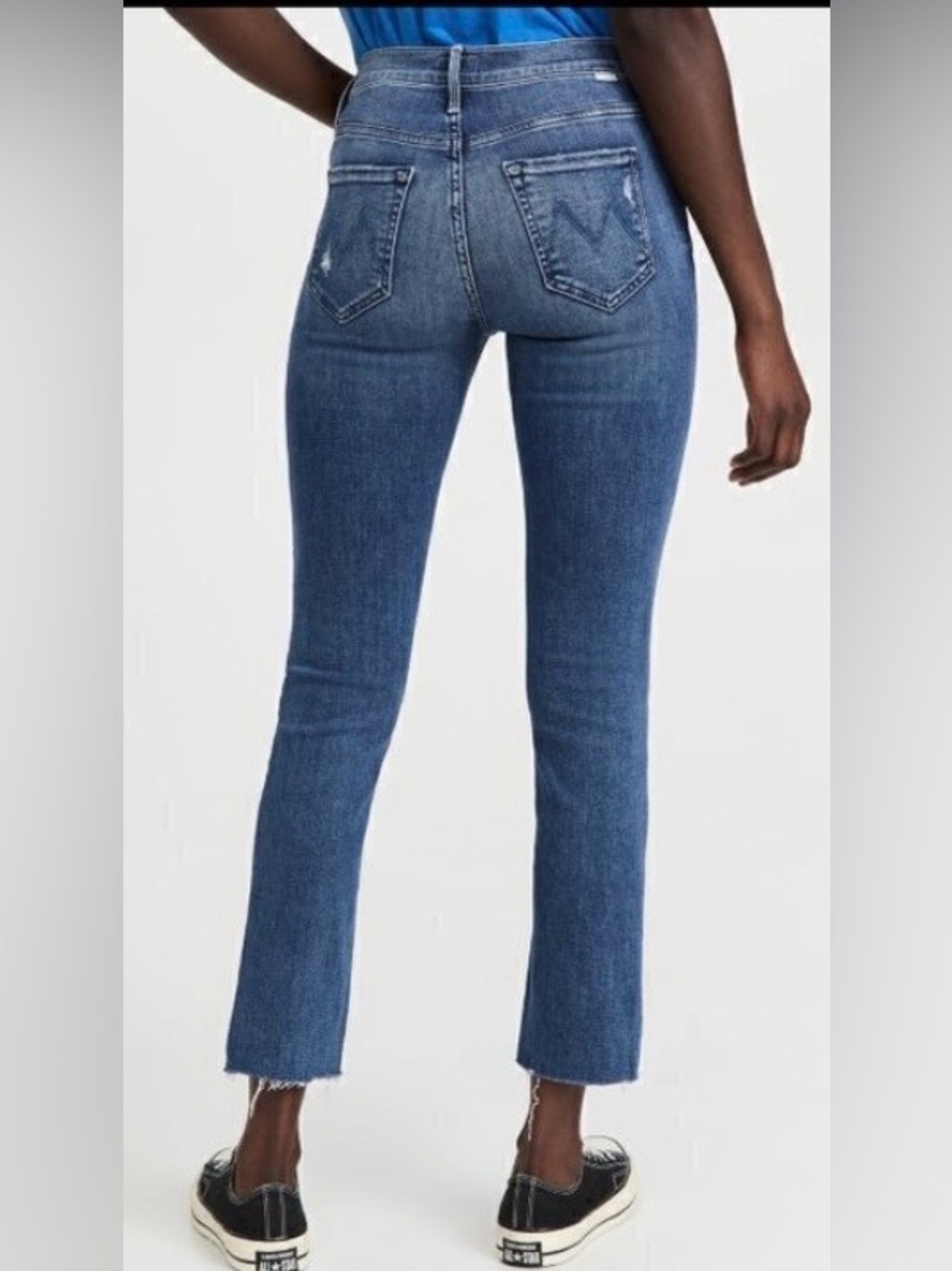 MOTHER The Mid Rise Dazzler Ankle Fray, size 27 - Picture 10 of 12